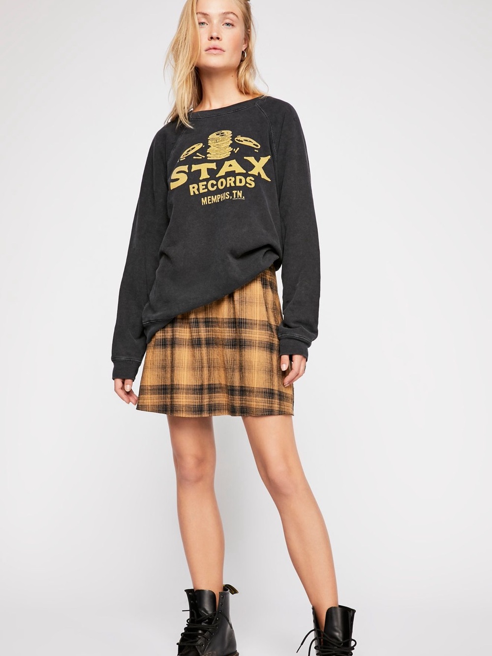 Retrobrand Stax Records Pullover Seeatshirt From Free People. Size Medium.